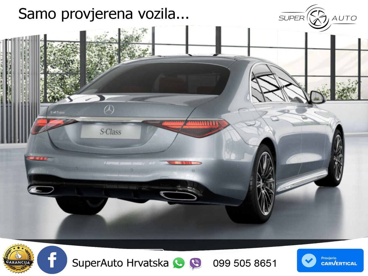 Mercedes S 450e (408 KS) 9G-TRONIC AMG ZRAČNI+ACC+GR SJED+KAM+PANO