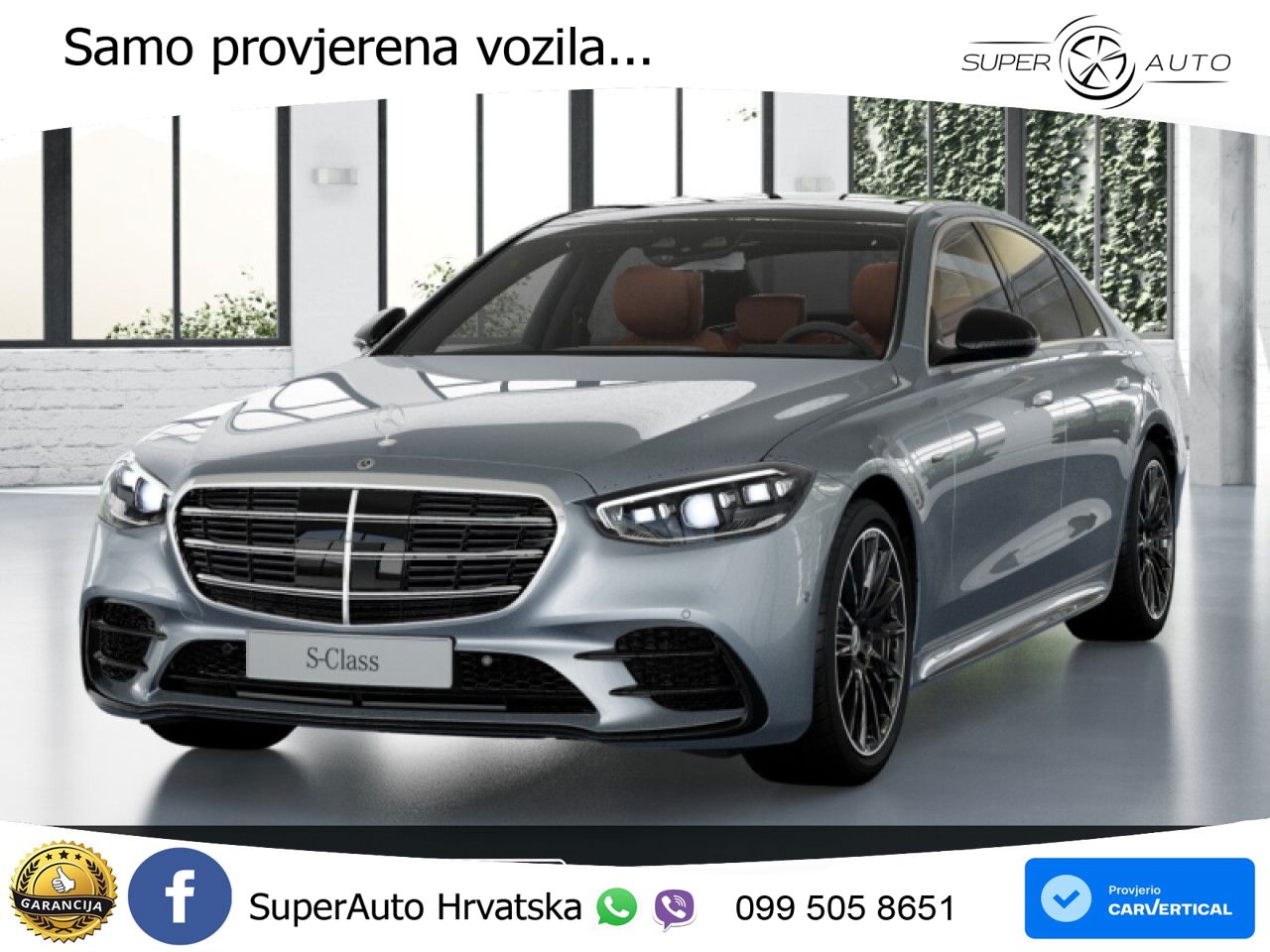 Mercedes S 450e (408 KS) 9G-TRONIC AMG ZRAČNI+ACC+GR SJED+KAM+PANO
