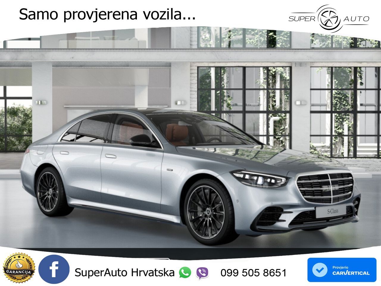 Mercedes S 450e (408 KS) 9G-TRONIC AMG ZRAČNI+ACC+GR SJED+KAM+PANO