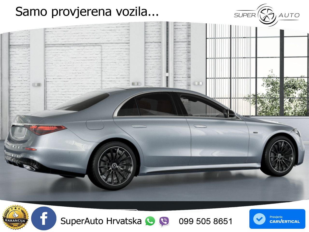 Mercedes S 450e (408 KS) 9G-TRONIC AMG ZRAČNI+ACC+GR SJED+KAM+PANO