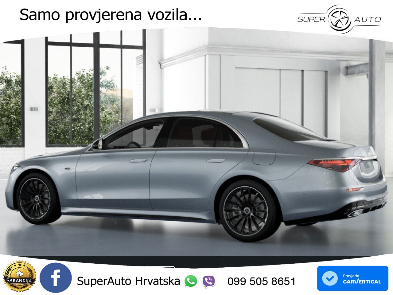 Mercedes S 450e (408 KS) 9G-TRONIC AMG ZRAČNI+ACC+GR SJED+KAM+PANO
