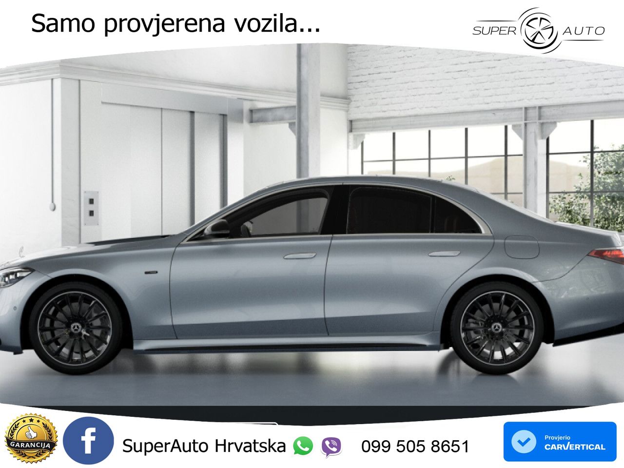 Mercedes S 450e (408 KS) 9G-TRONIC AMG ZRAČNI+ACC+GR SJED+KAM+PANO