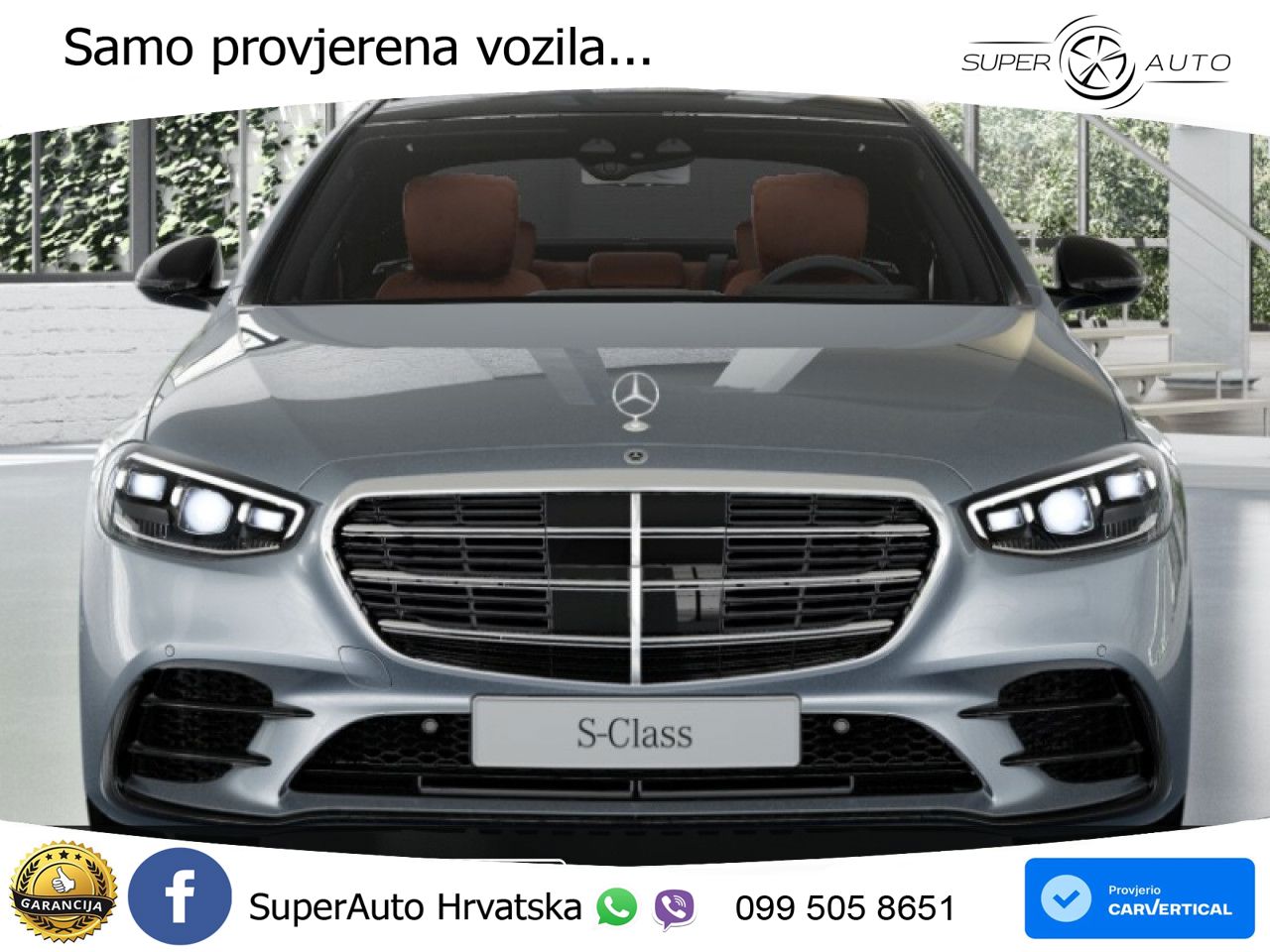 Mercedes S 450e (408 KS) 9G-TRONIC AMG ZRAČNI+ACC+GR SJED+KAM+PANO