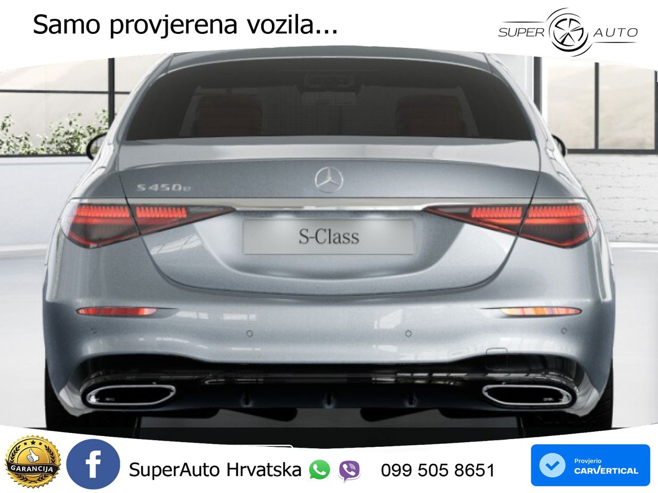 Mercedes S 450e (408 KS) 9G-TRONIC AMG ZRAČNI+ACC+GR SJED+KAM+PANO