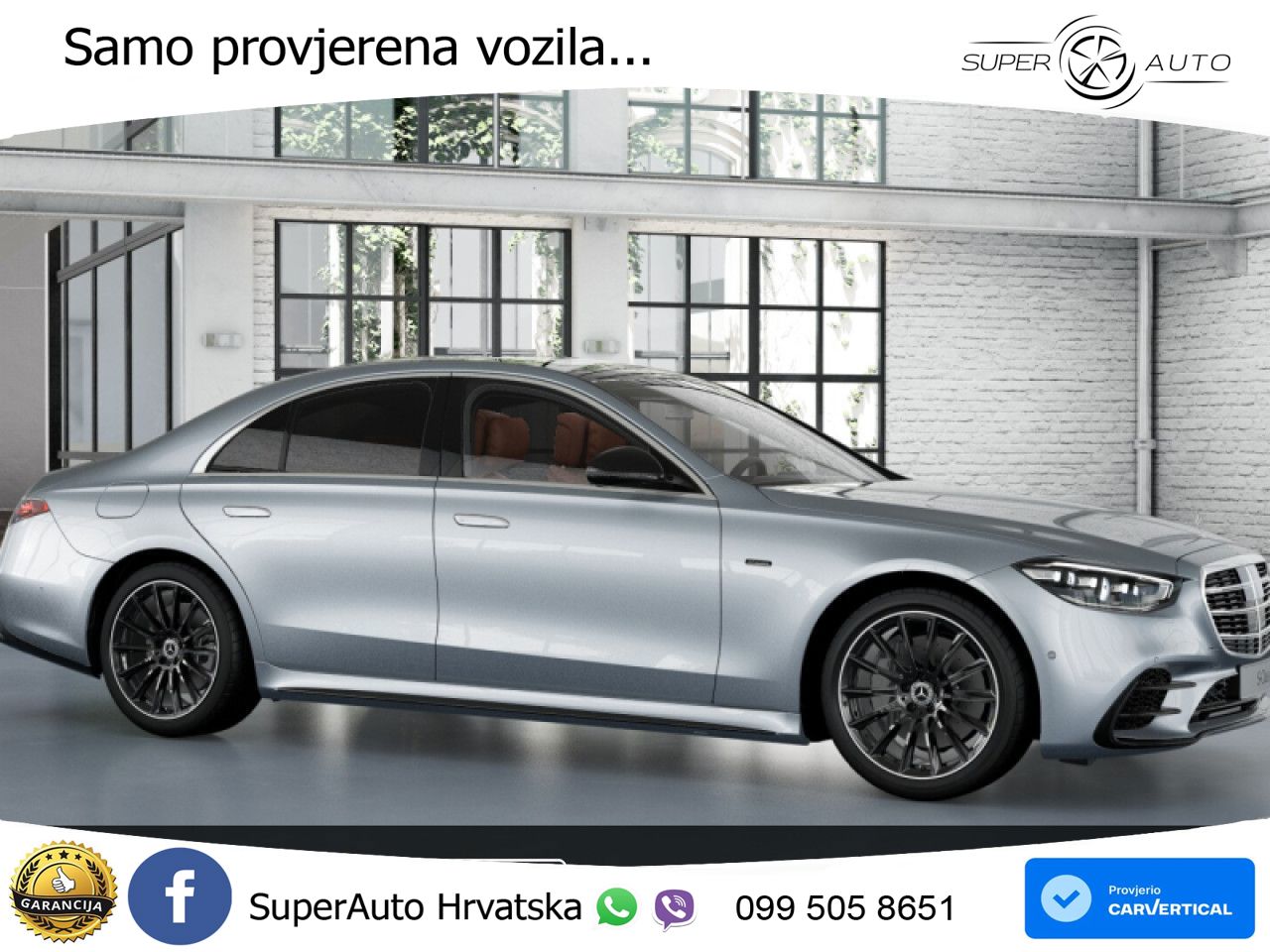 Mercedes S 450e (408 KS) 9G-TRONIC AMG ZRAČNI+ACC+GR SJED+KAM+PANO