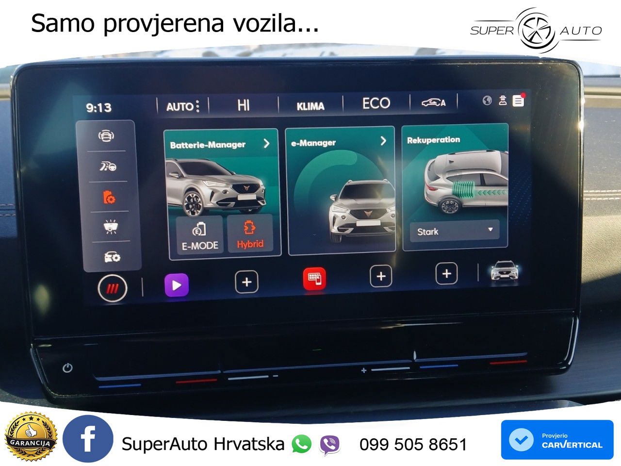 Cupra Formentor 1.4 TSI (204 KS) e-Hybrid DSG LED+ACC