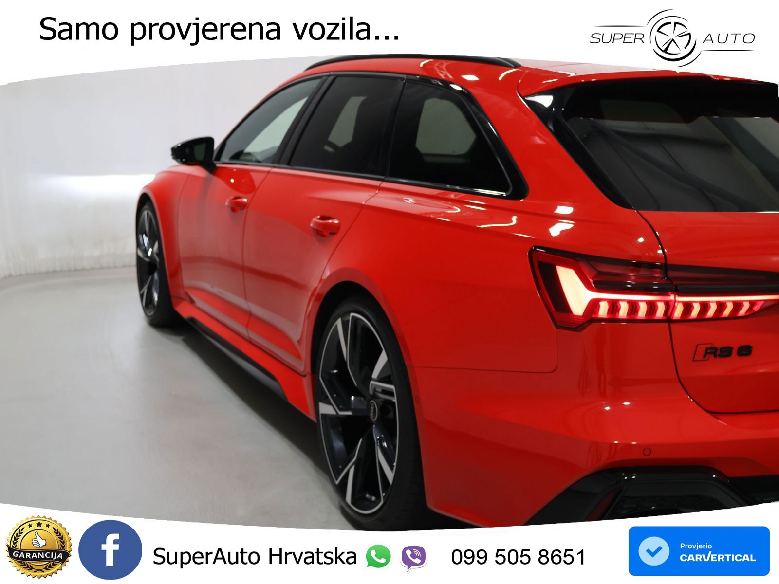 Audi RS6 Avant 4.0 TFSI V8 (600 KS) quattro Tiptronic LED+GR SJED+ACC