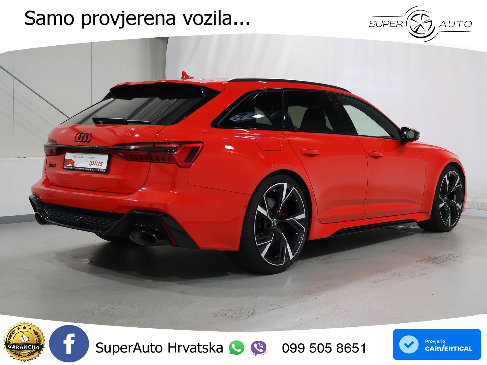 Audi RS6 Avant 4.0 TFSI V8 (600 KS) quattro Tiptronic LED+GR SJED+ACC