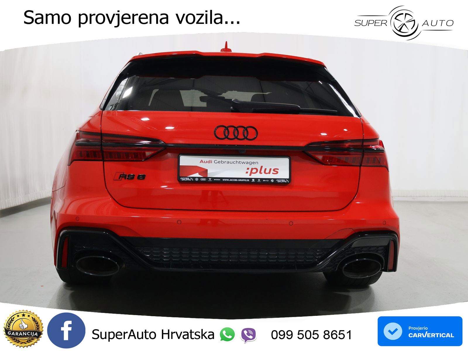 Audi RS6 Avant 4.0 TFSI V8 (600 KS) quattro Tiptronic LED+GR SJED+ACC
