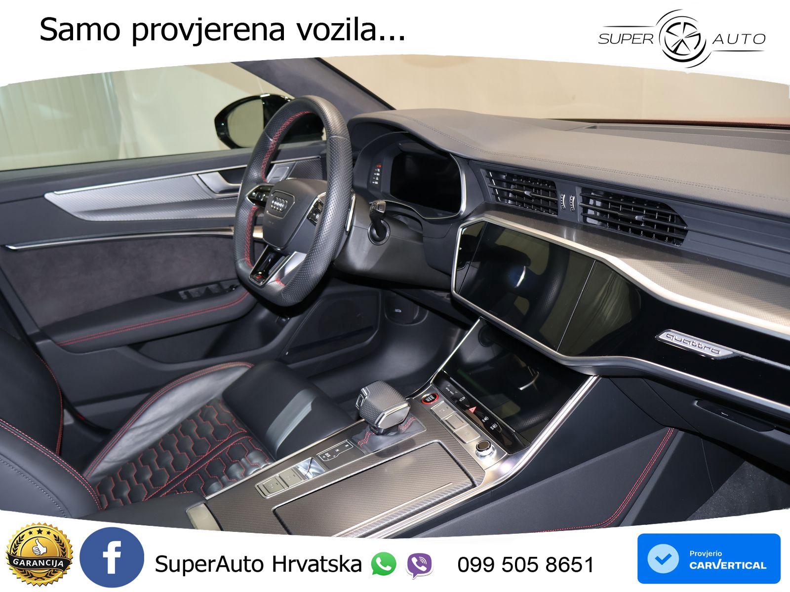 Audi RS6 Avant 4.0 TFSI V8 (600 KS) quattro Tiptronic LED+GR SJED+ACC