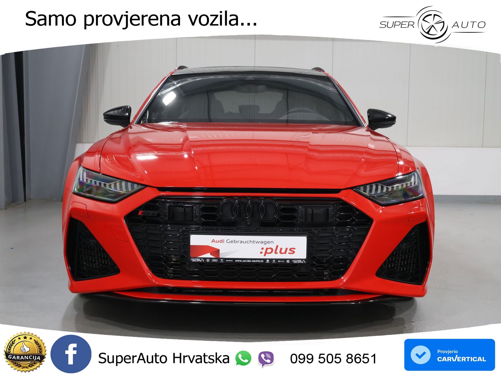Audi RS6 Avant 4.0 TFSI V8 (600 KS) quattro Tiptronic LED+GR SJED+ACC