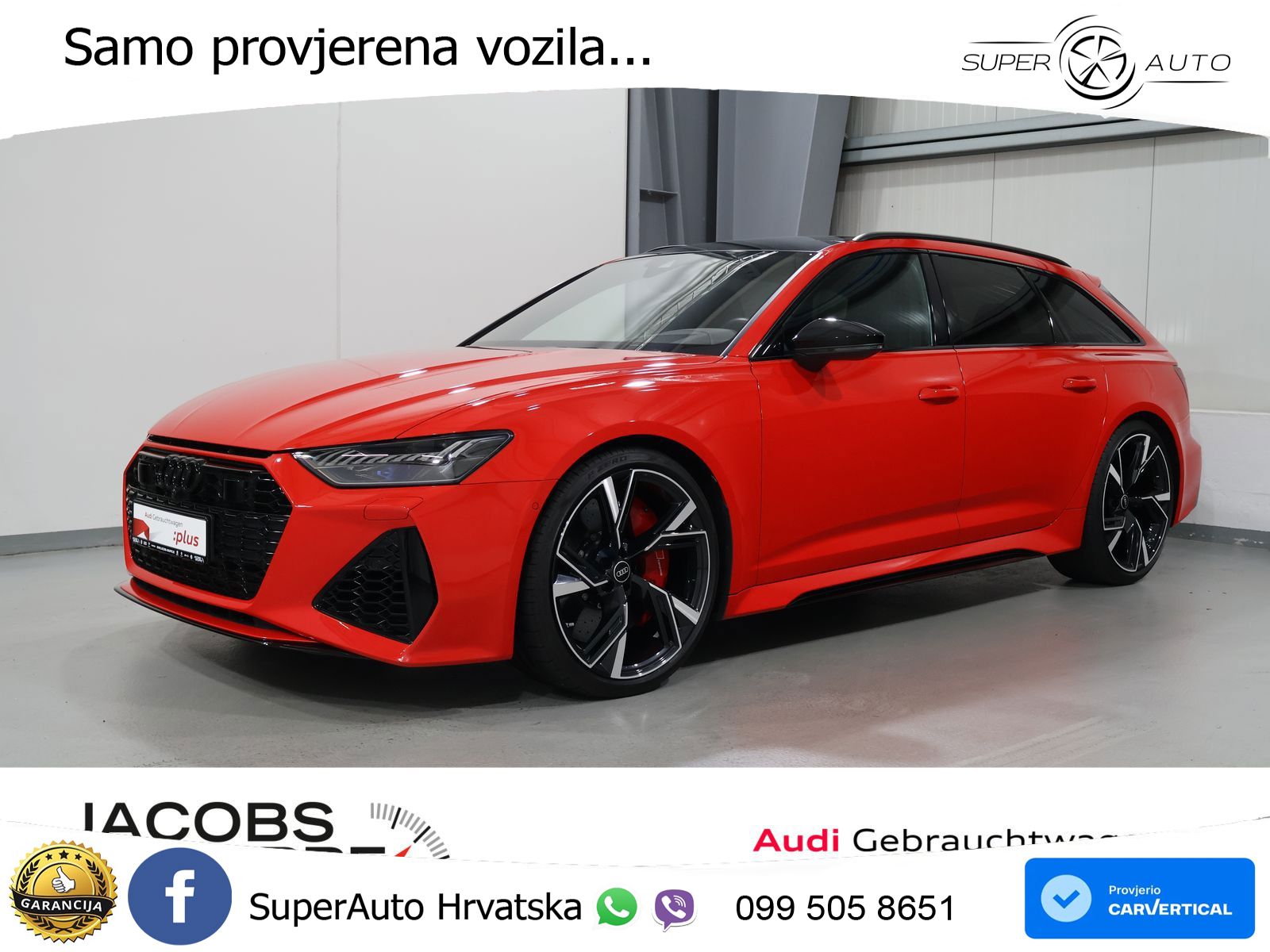 Audi RS6 Avant 4.0 TFSI V8 (600 KS) quattro Tiptronic LED+GR SJED+ACC
