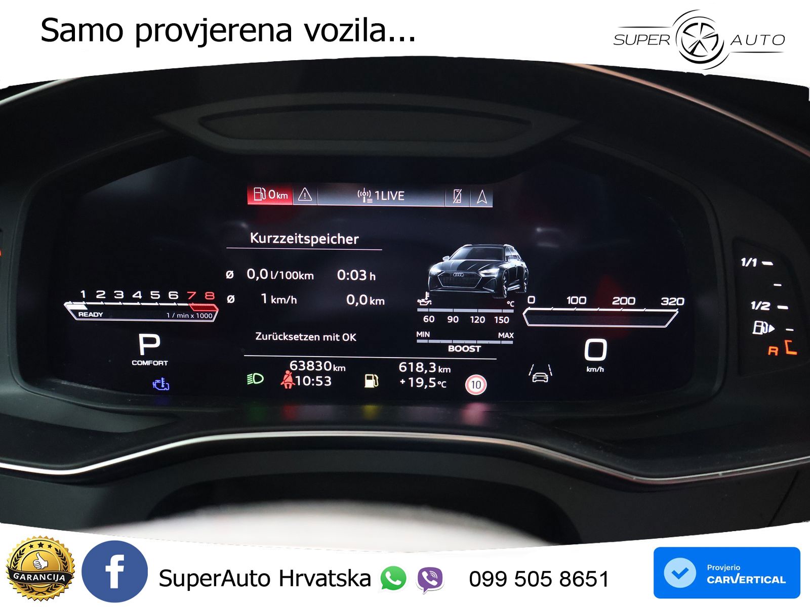 Audi RS6 Avant 4.0 TFSI V8 (600 KS) quattro Tiptronic LED+GR SJED+ACC