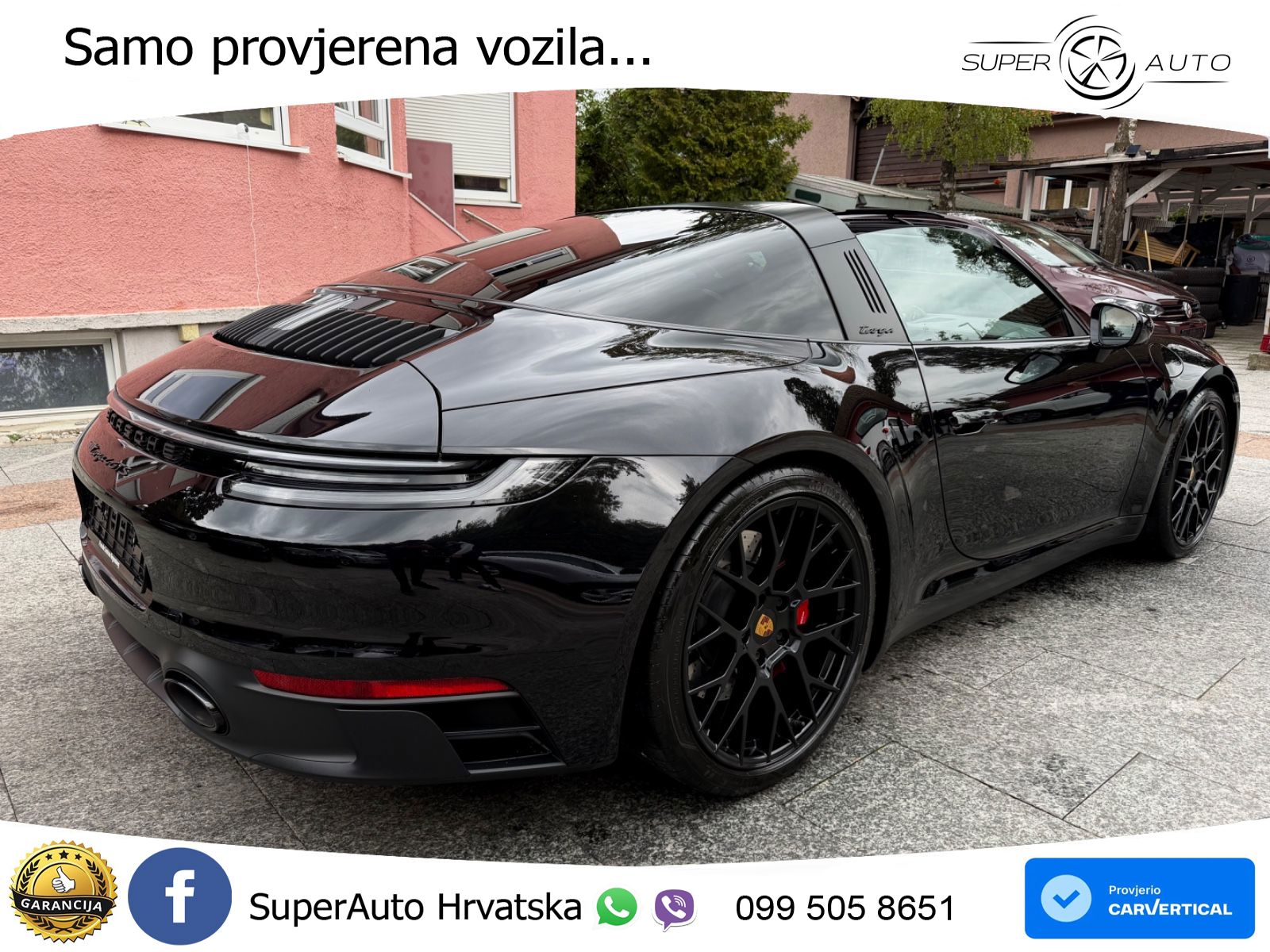 Porsche 911 Targa 4 GTS 3.0 (480 KS) PDK ACC+GR SJED+360+PANO
