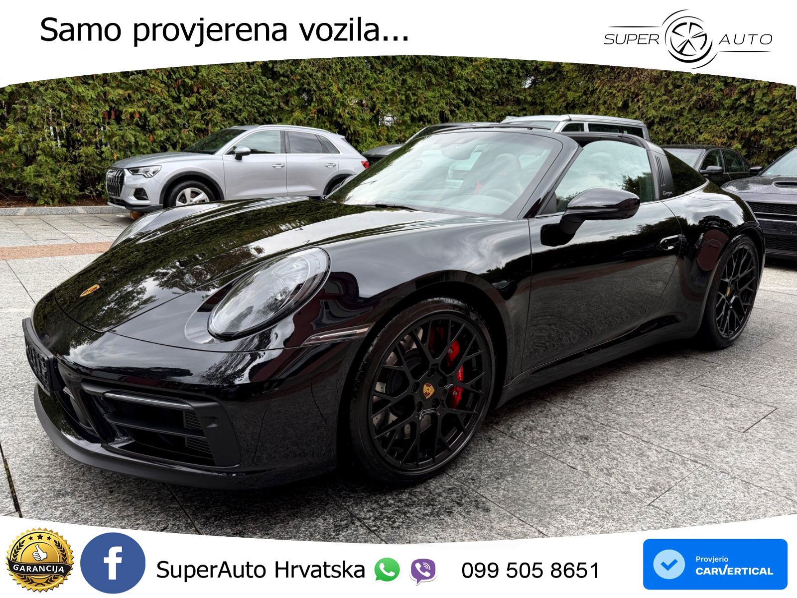 Porsche 911 Targa 4 GTS 3.0 (480 KS) PDK ACC+GR SJED+360+PANO