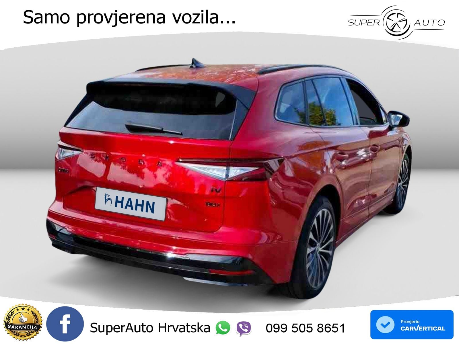 Škoda Enyaq iV 80x 82 kWh (265 KS) AWD SportLine LED+GR SJED+ACC