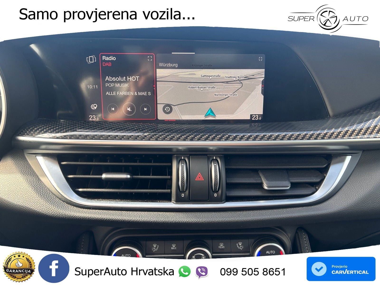 Alfa Romeo Stelvio Quadrifoglio 2.9 V6 Bi-Turbo (520 KS) Q4 Automatic LED+GR SJED+ACC