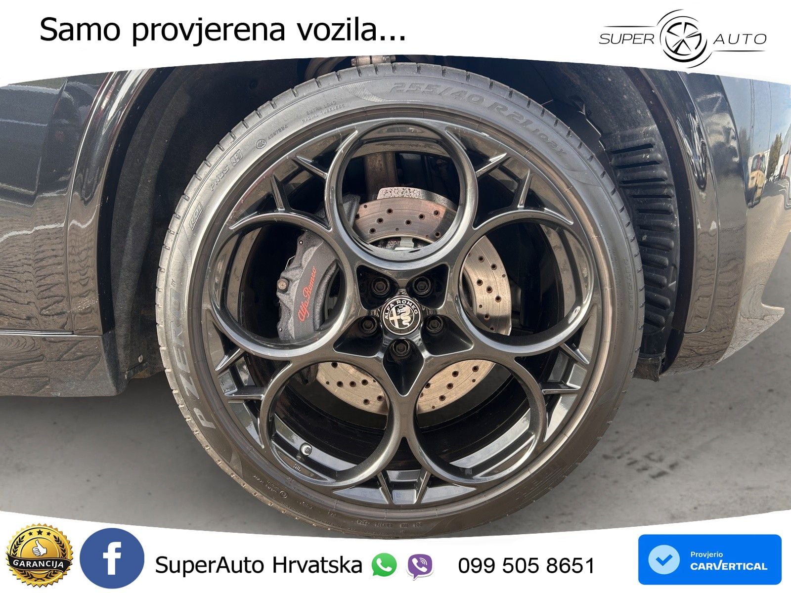 Alfa Romeo Stelvio Quadrifoglio 2.9 V6 Bi-Turbo (520 KS) Q4 Automatic LED+GR SJED+ACC