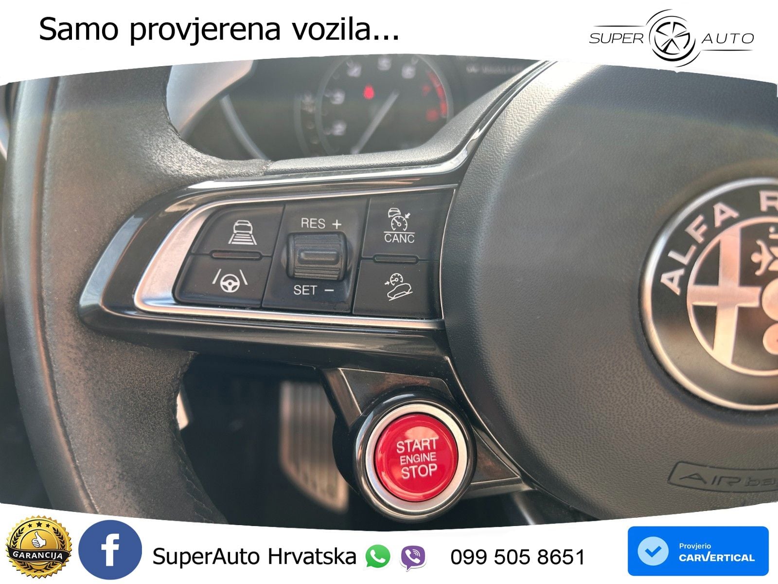 Alfa Romeo Stelvio Quadrifoglio 2.9 V6 Bi-Turbo (520 KS) Q4 Automatic LED+GR SJED+ACC