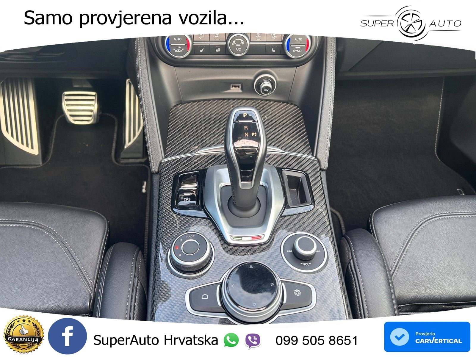 Alfa Romeo Stelvio Quadrifoglio 2.9 V6 Bi-Turbo (520 KS) Q4 Automatic LED+GR SJED+ACC