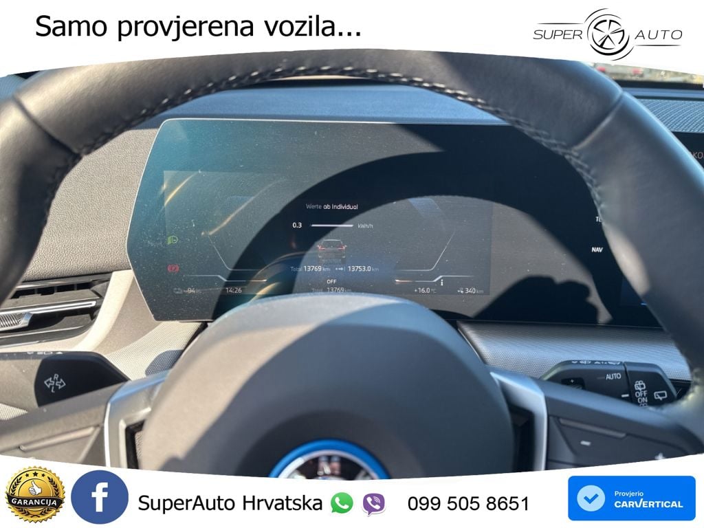 BMW iX1 66.5 kWh (204 KS) eDrive20 LED+GR SJED+ACC