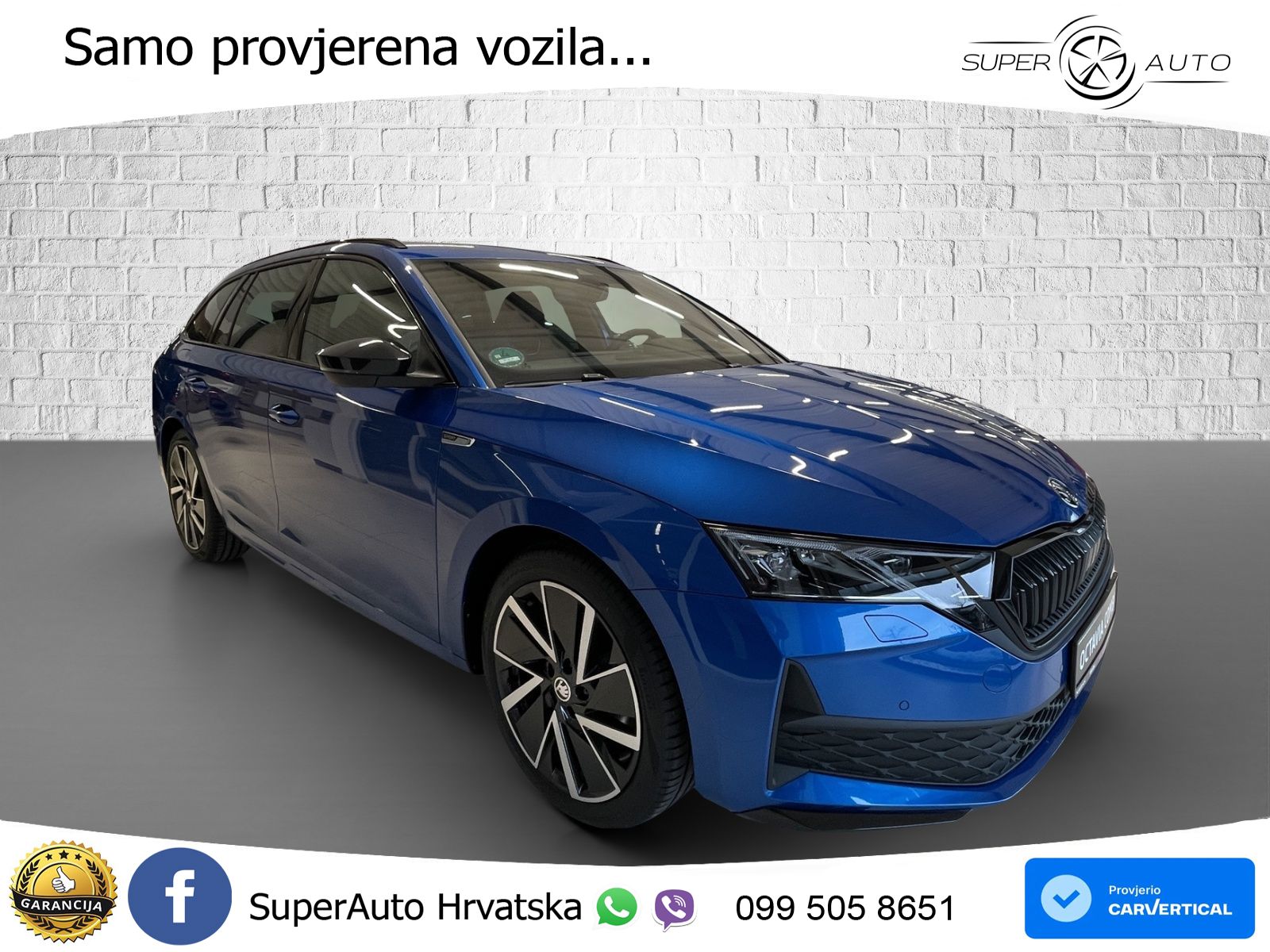 Škoda Octavia Combi 1.5 TSI (150 KS) DSG SportLine LED+GR SJED+ACC