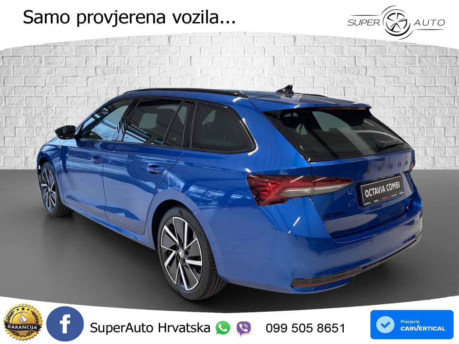 Škoda Octavia Combi 1.5 TSI (150 KS) DSG SportLine LED+GR SJED+ACC