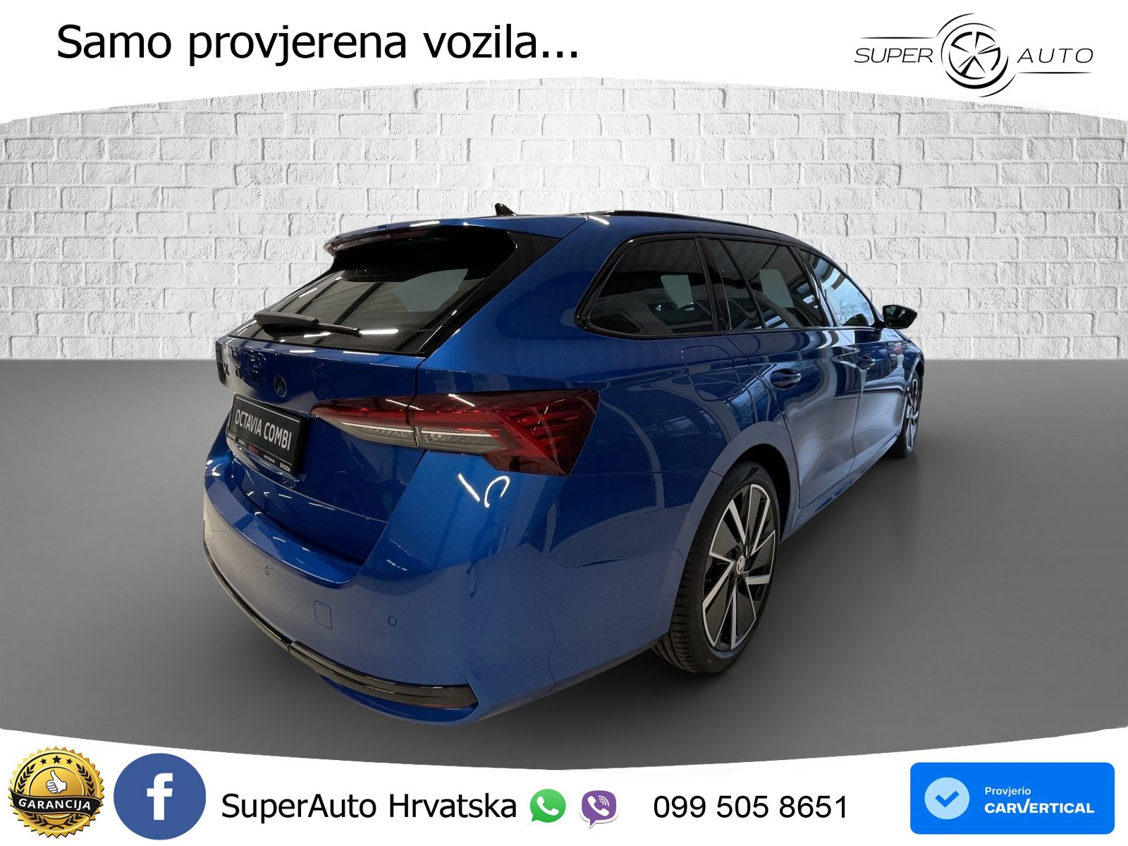 Škoda Octavia Combi 1.5 TSI (150 KS) DSG SportLine LED+GR SJED+ACC