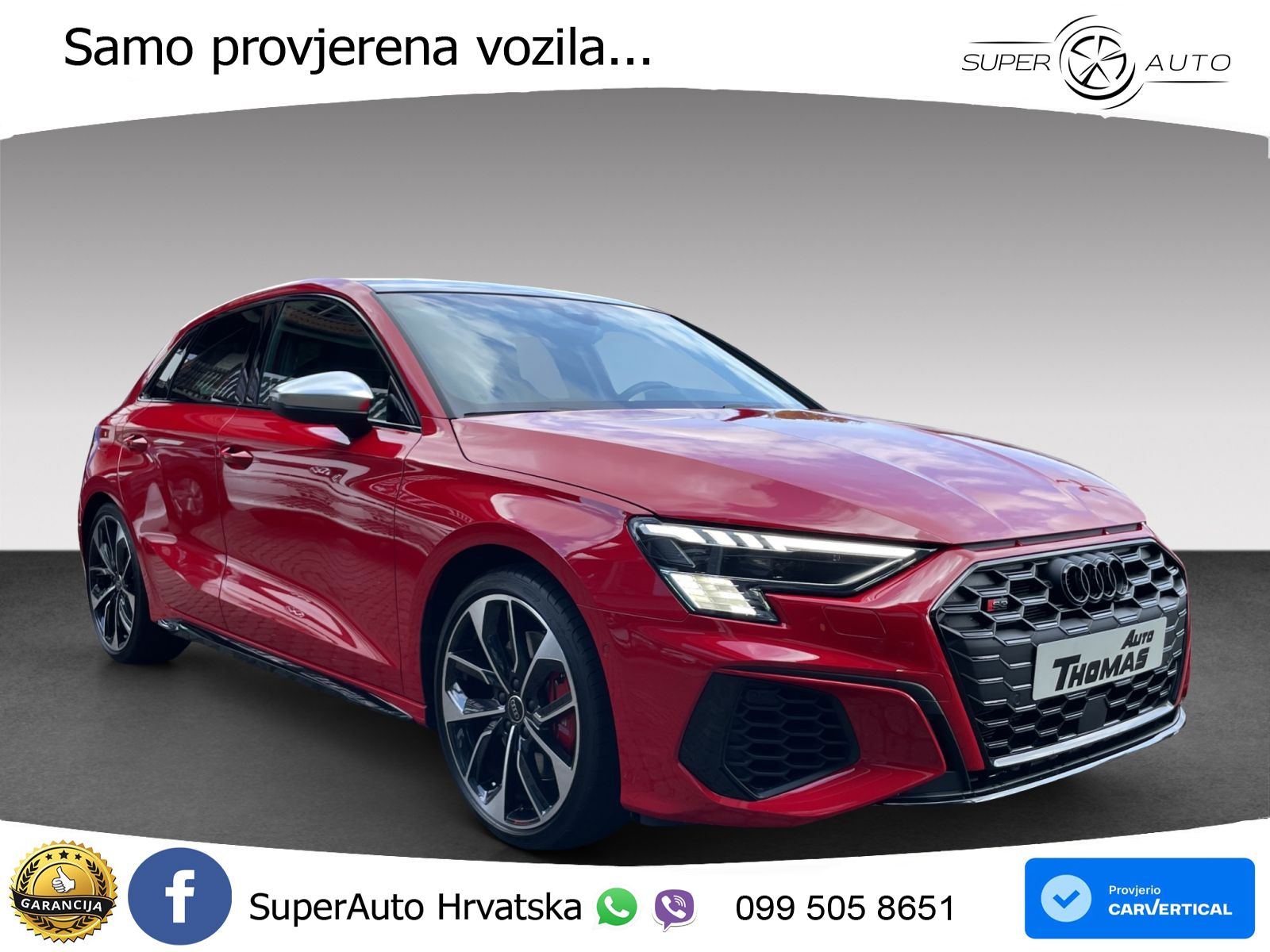 Audi S3 2.0 TFSI (310 KS) quattro S tronic MATRIX+GR SJED+KAM