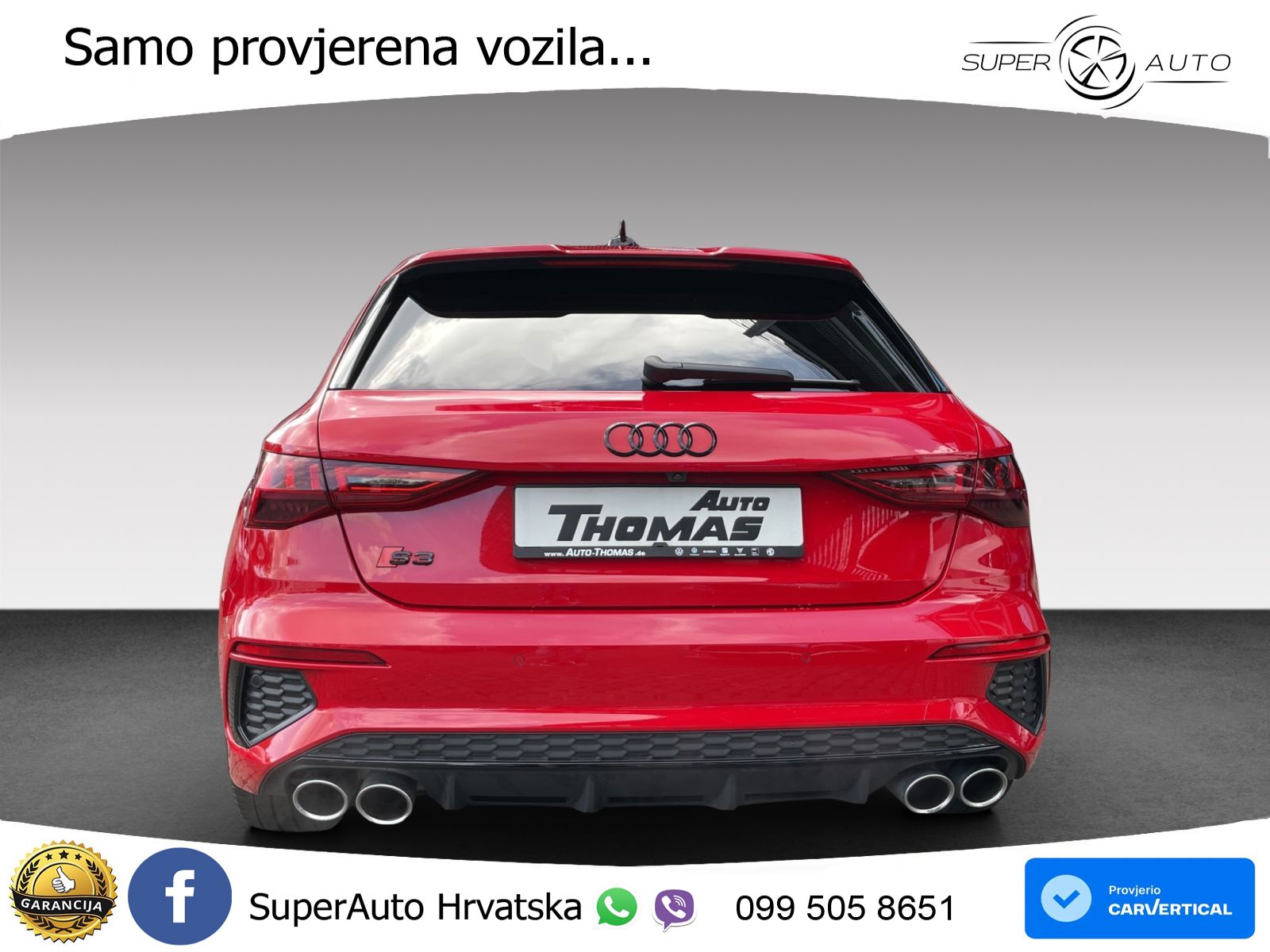 Audi S3 2.0 TFSI (310 KS) quattro S tronic MATRIX+GR SJED+KAM