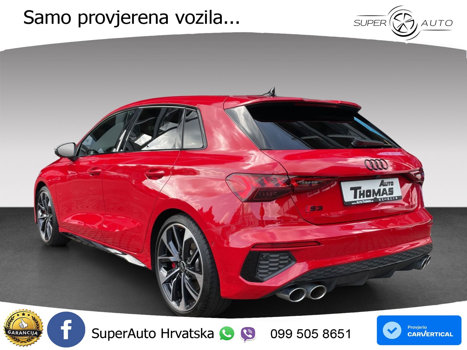 Audi S3 2.0 TFSI (310 KS) quattro S tronic MATRIX+GR SJED+KAM