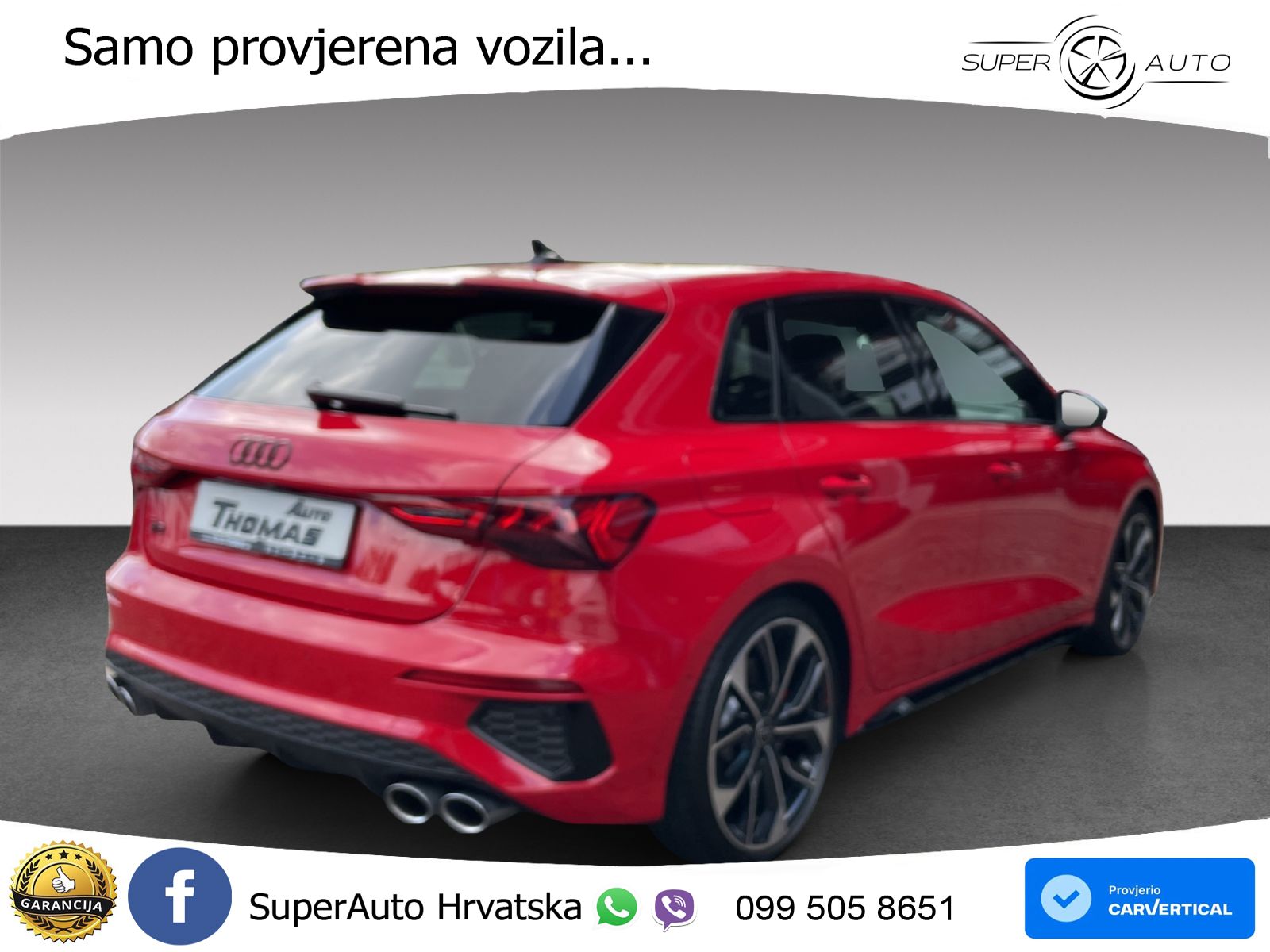 Audi S3 2.0 TFSI (310 KS) quattro S tronic MATRIX+GR SJED+KAM