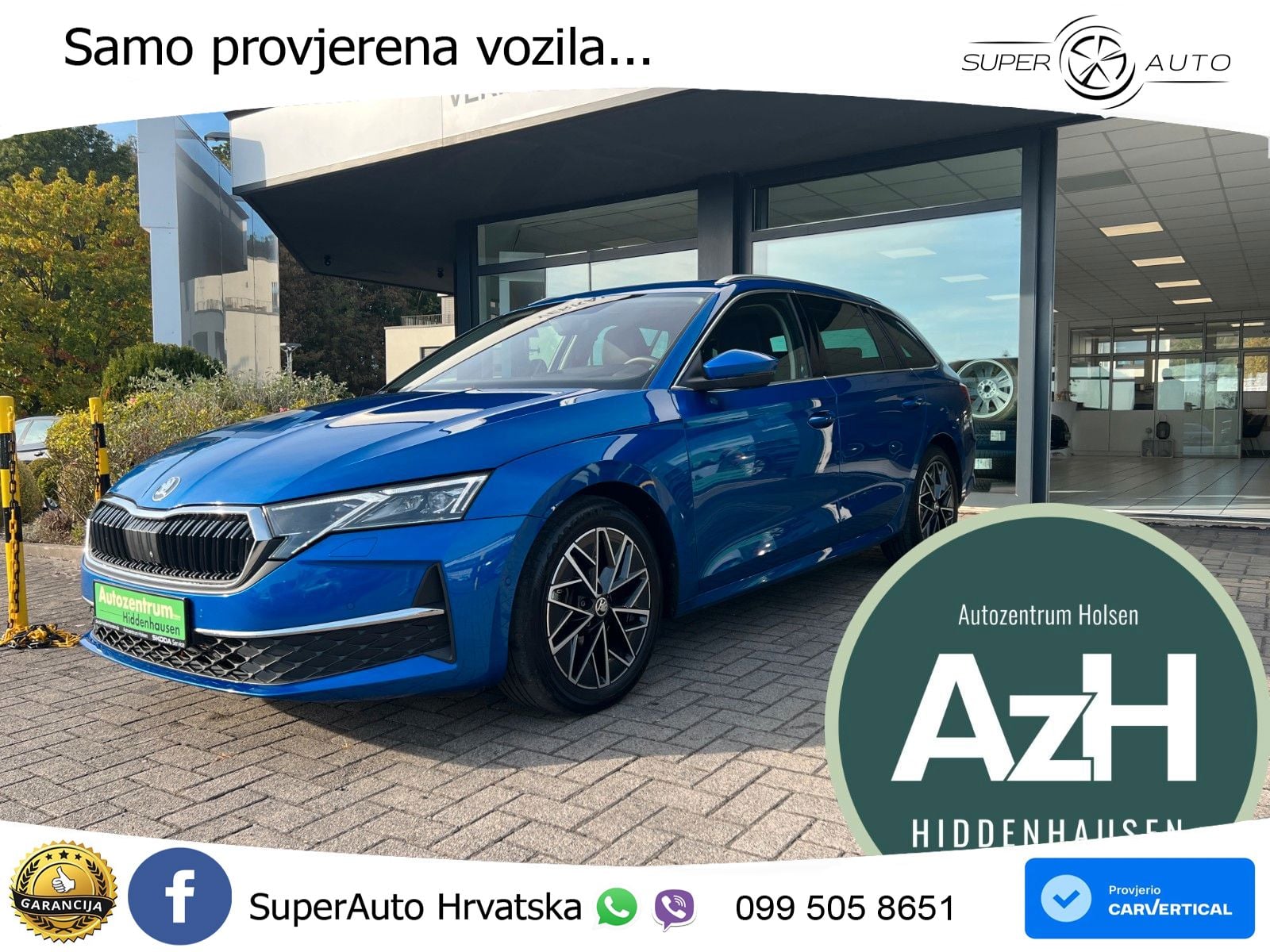 Škoda Octavia Combi 2.0 TDI (150 KS) DSG LED+GR SJED+ACC