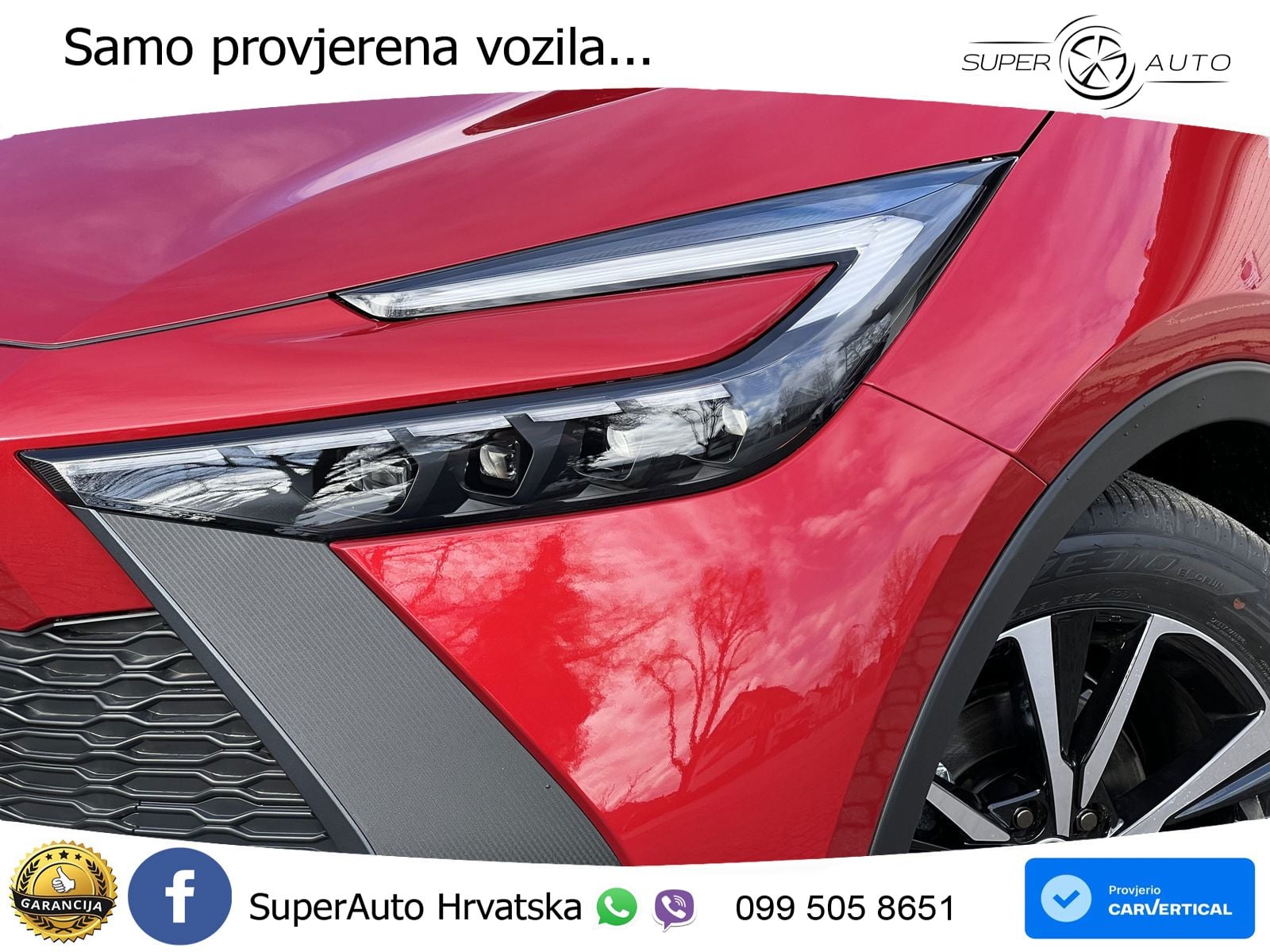 Toyota C-HR 1.8 (140 KS) Hybrid e-CVT Teamplayer LED+GR SJED+ACC