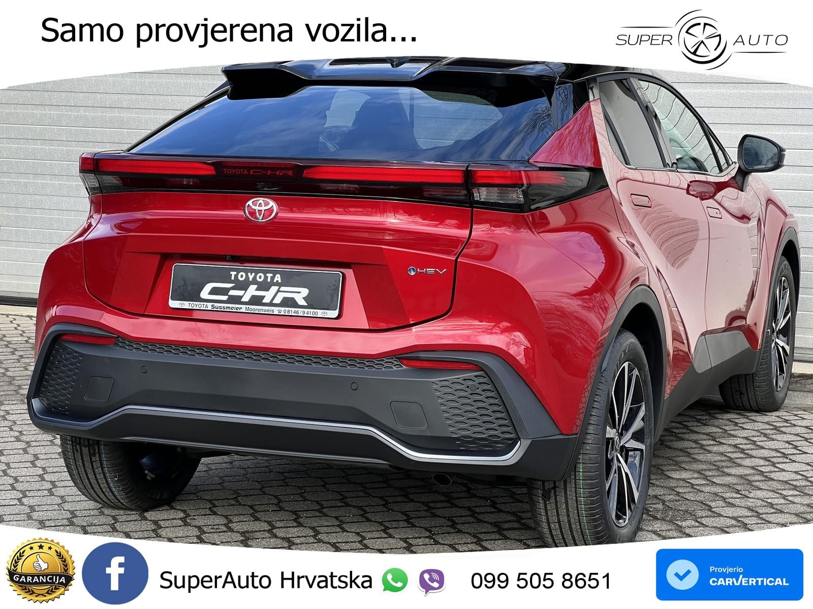Toyota C-HR 1.8 (140 KS) Hybrid e-CVT Teamplayer LED+GR SJED+ACC