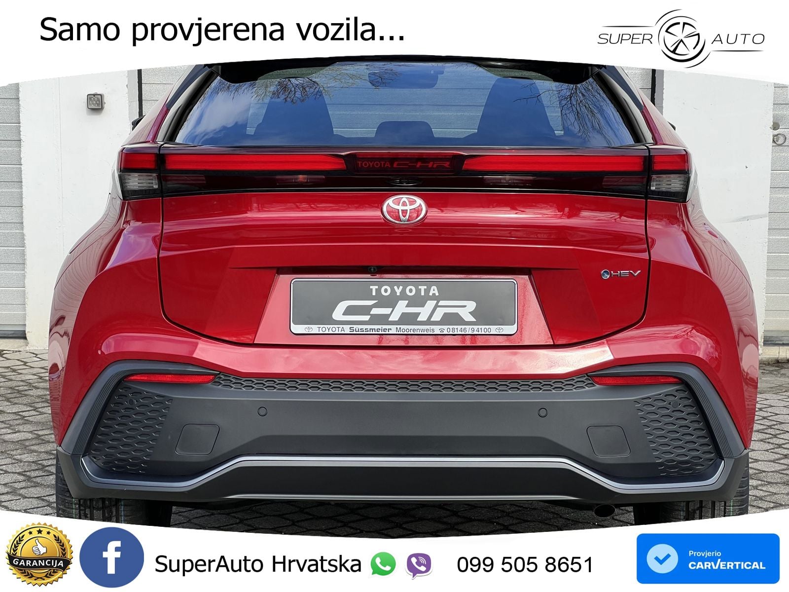 Toyota C-HR 1.8 (140 KS) Hybrid e-CVT Teamplayer LED+GR SJED+ACC