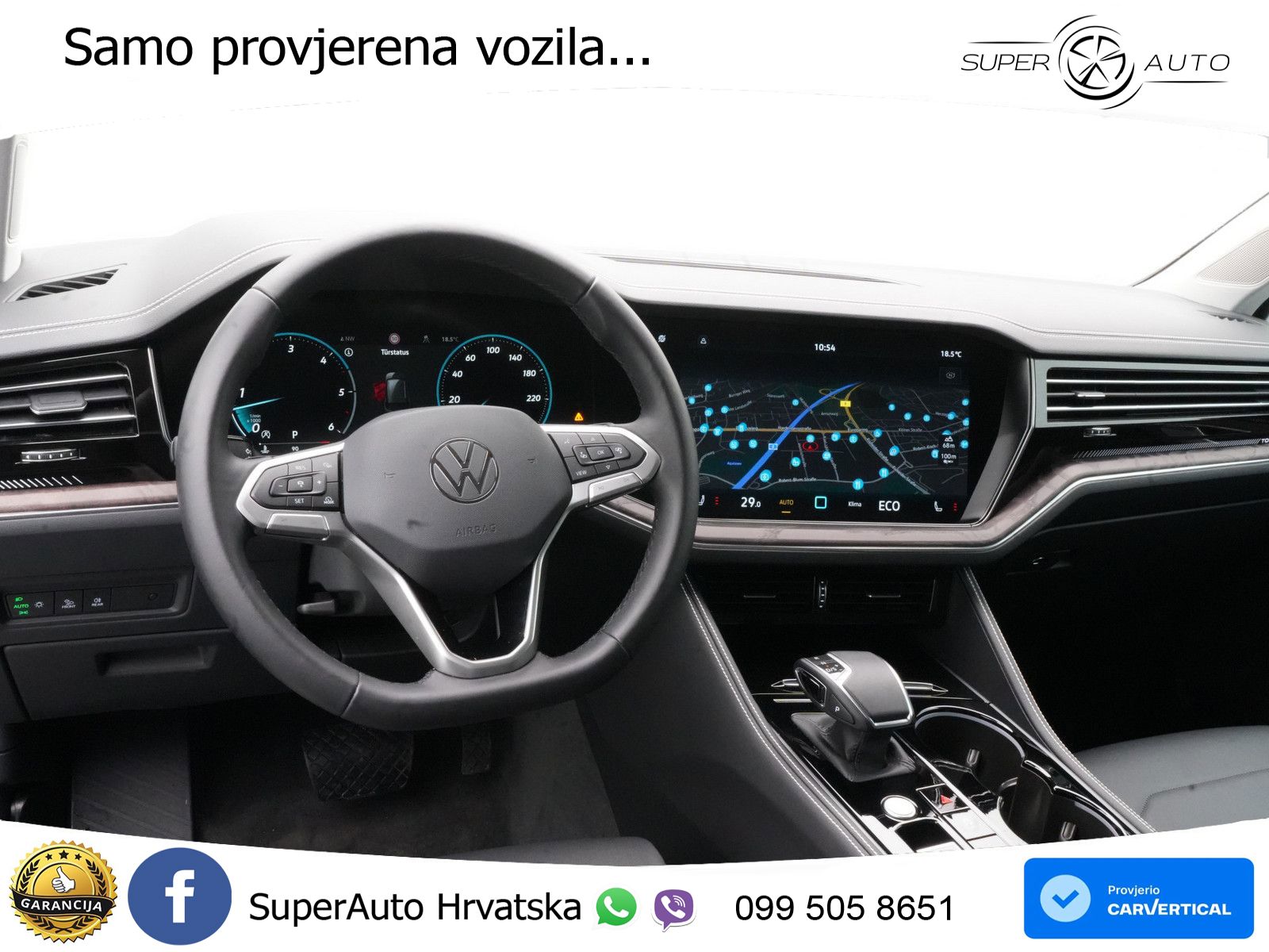 Volkswagen Touareg 3.0 V6 TDI (231 KS) 4MOTION Tiptronic ZRAČNI+ACC+GR SJED+KAM