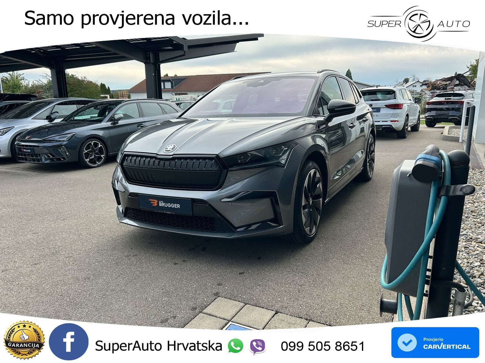 Škoda Enyaq iV 80 82 kWh (204 KS) SportLine LED+GR SJED+ACC