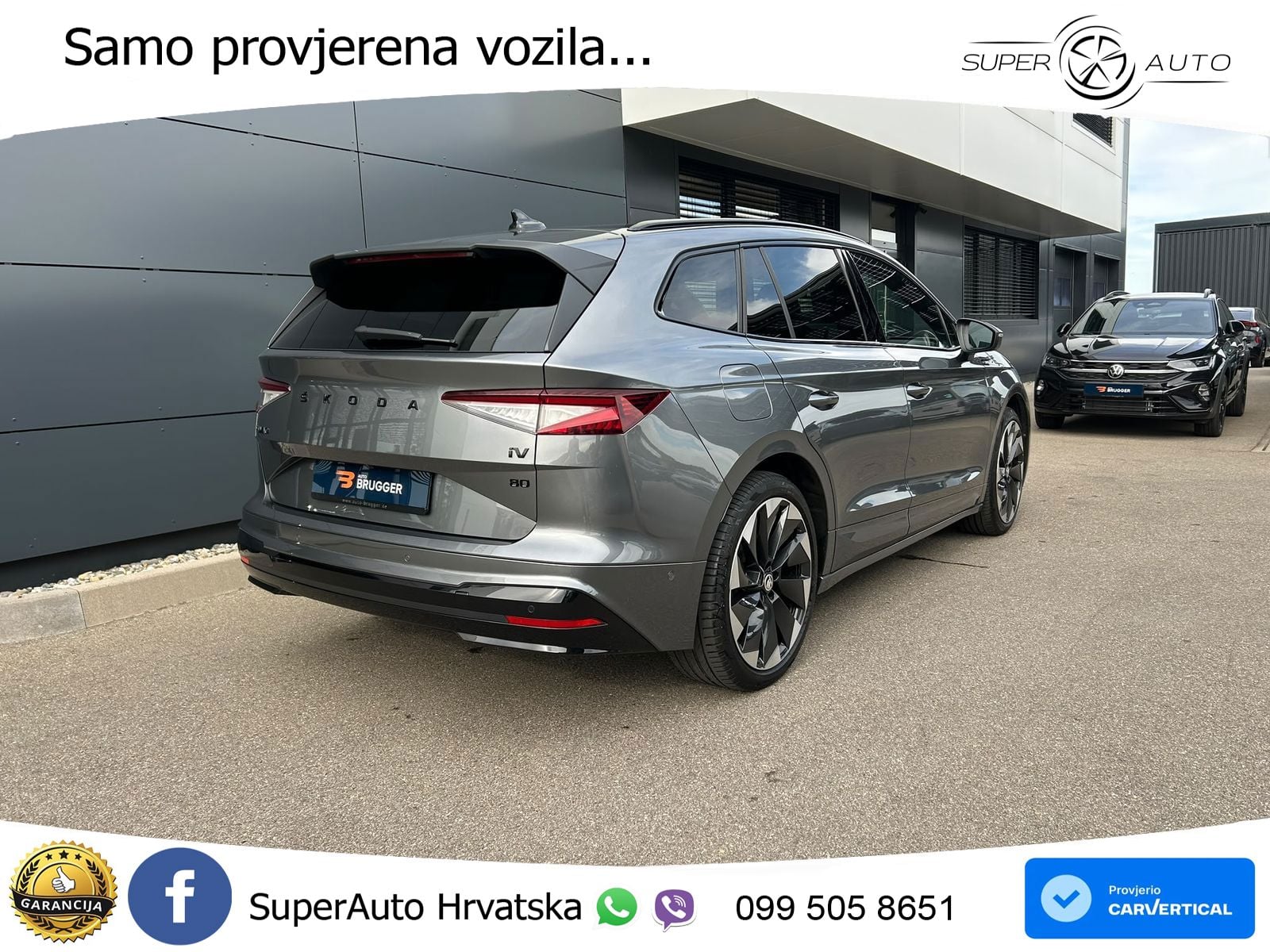 Škoda Enyaq iV 80 82 kWh (204 KS) SportLine LED+GR SJED+ACC
