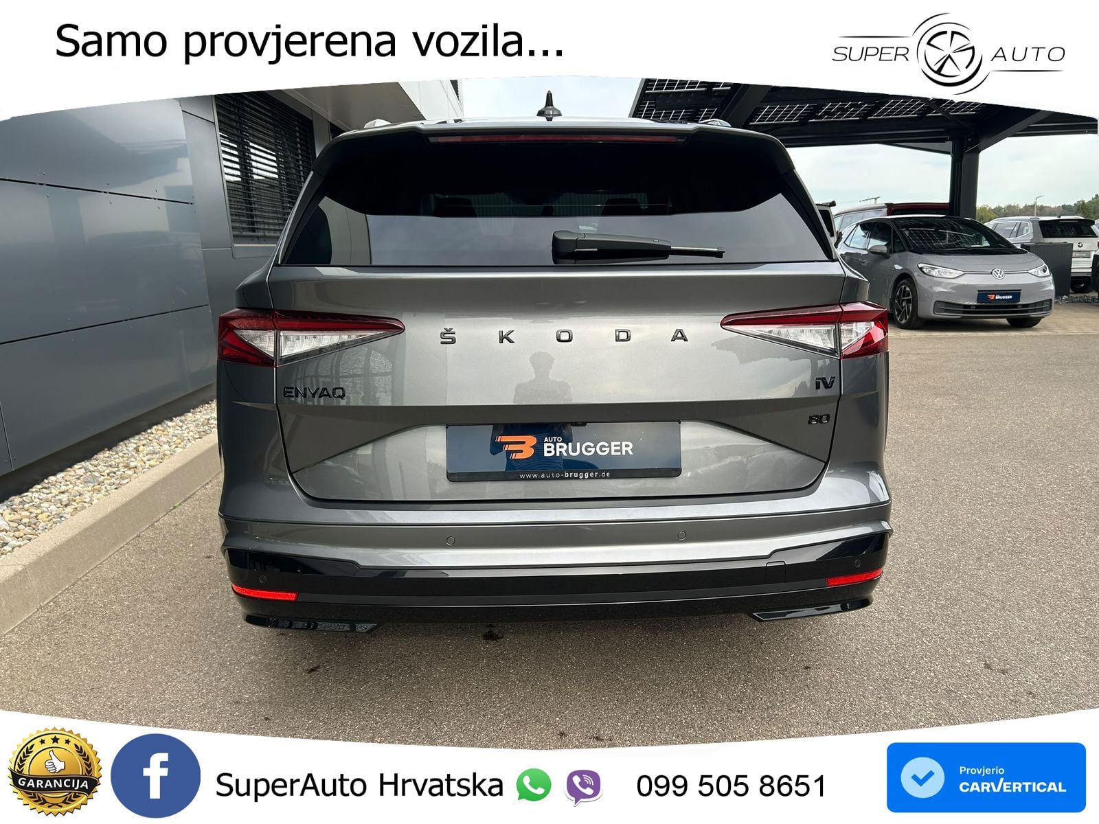 Škoda Enyaq iV 80 82 kWh (204 KS) SportLine LED+GR SJED+ACC