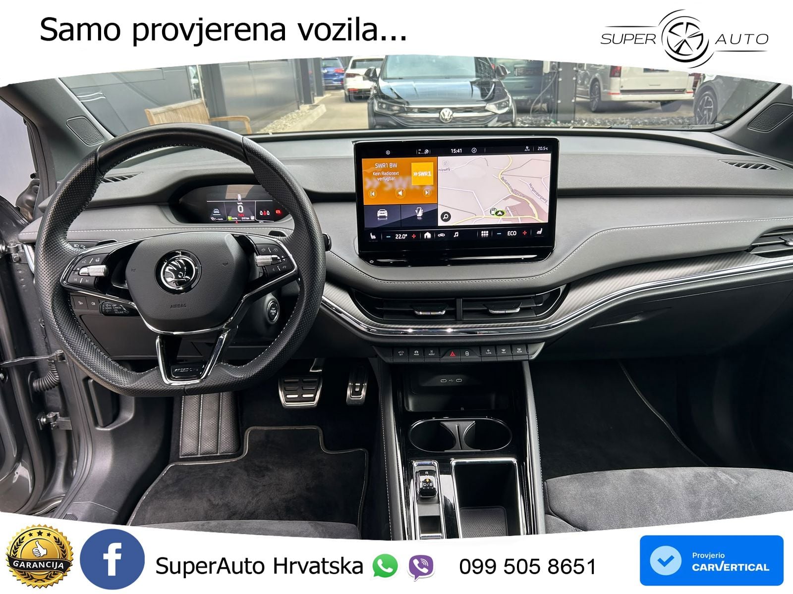 Škoda Enyaq iV 80 82 kWh (204 KS) SportLine LED+GR SJED+ACC