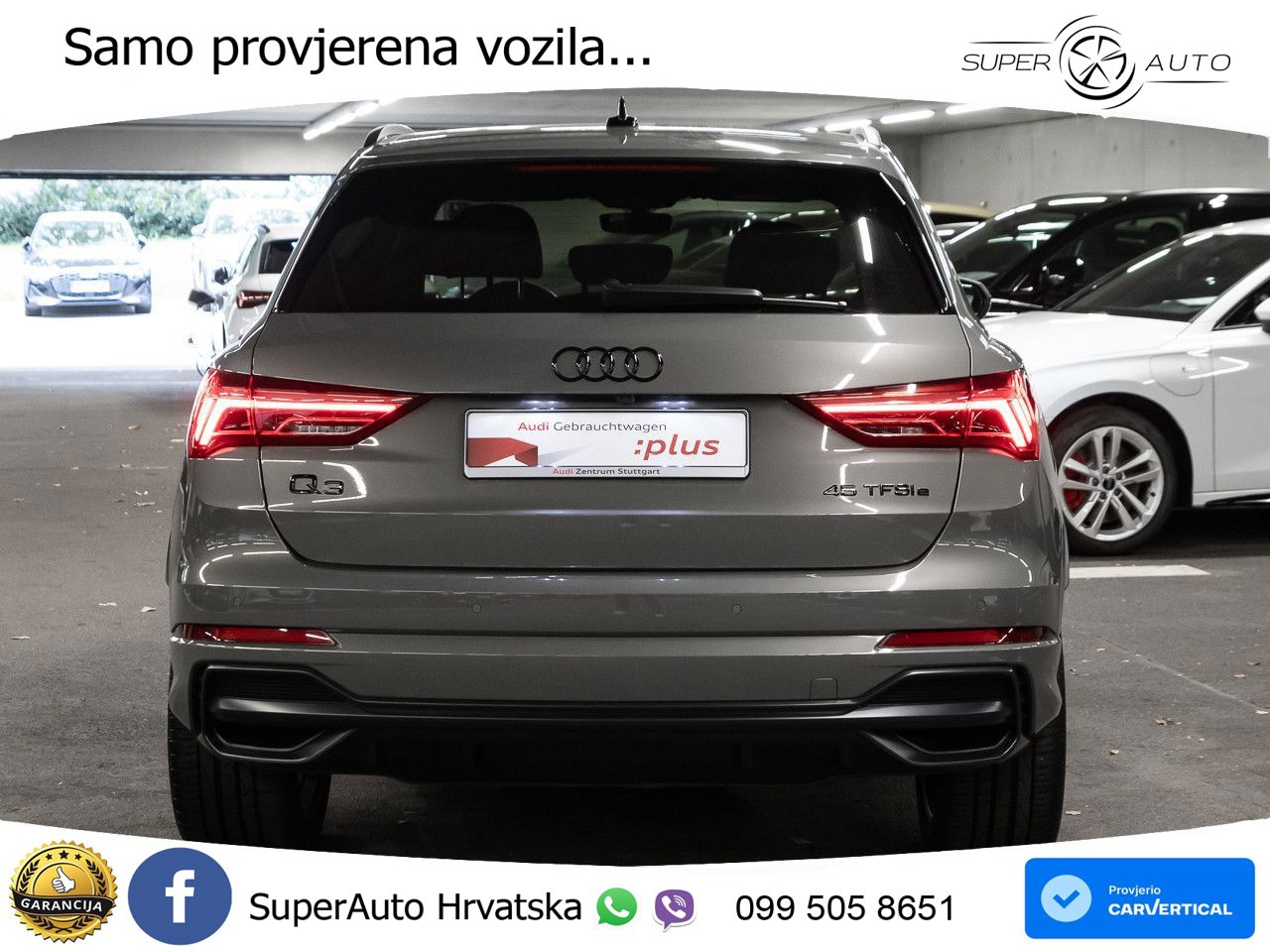 Audi Q3 45 TFSIe (245 KS) S tronic S line LED+GR SJED+ACC