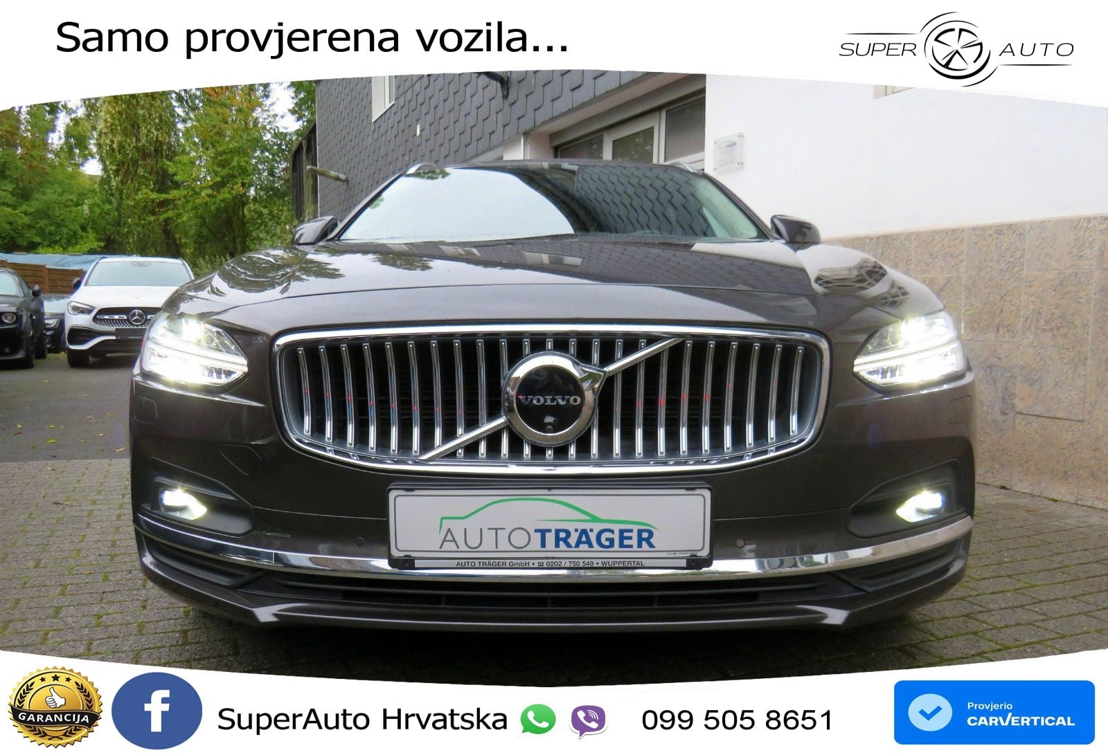 Volvo V90 2.0 B4 Diesel AWD Geartronic LED+GR SJED+ACC