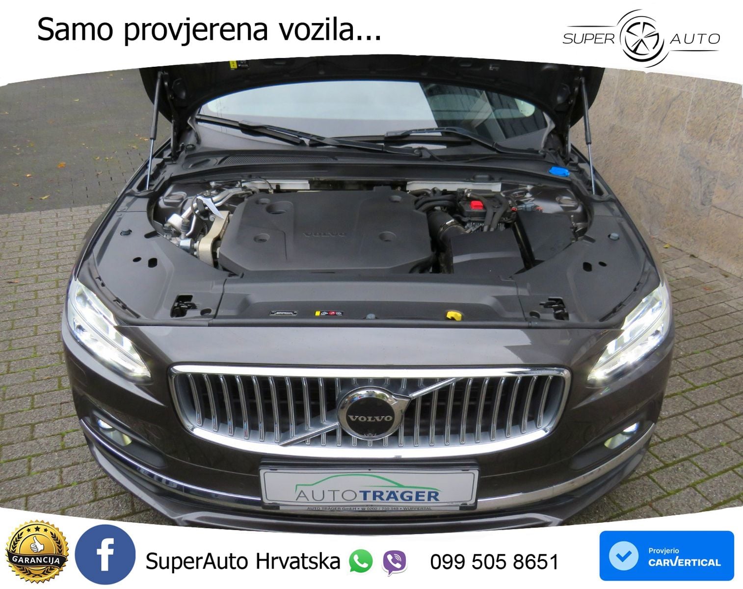 Volvo V90 2.0 B4 Diesel AWD Geartronic LED+GR SJED+ACC