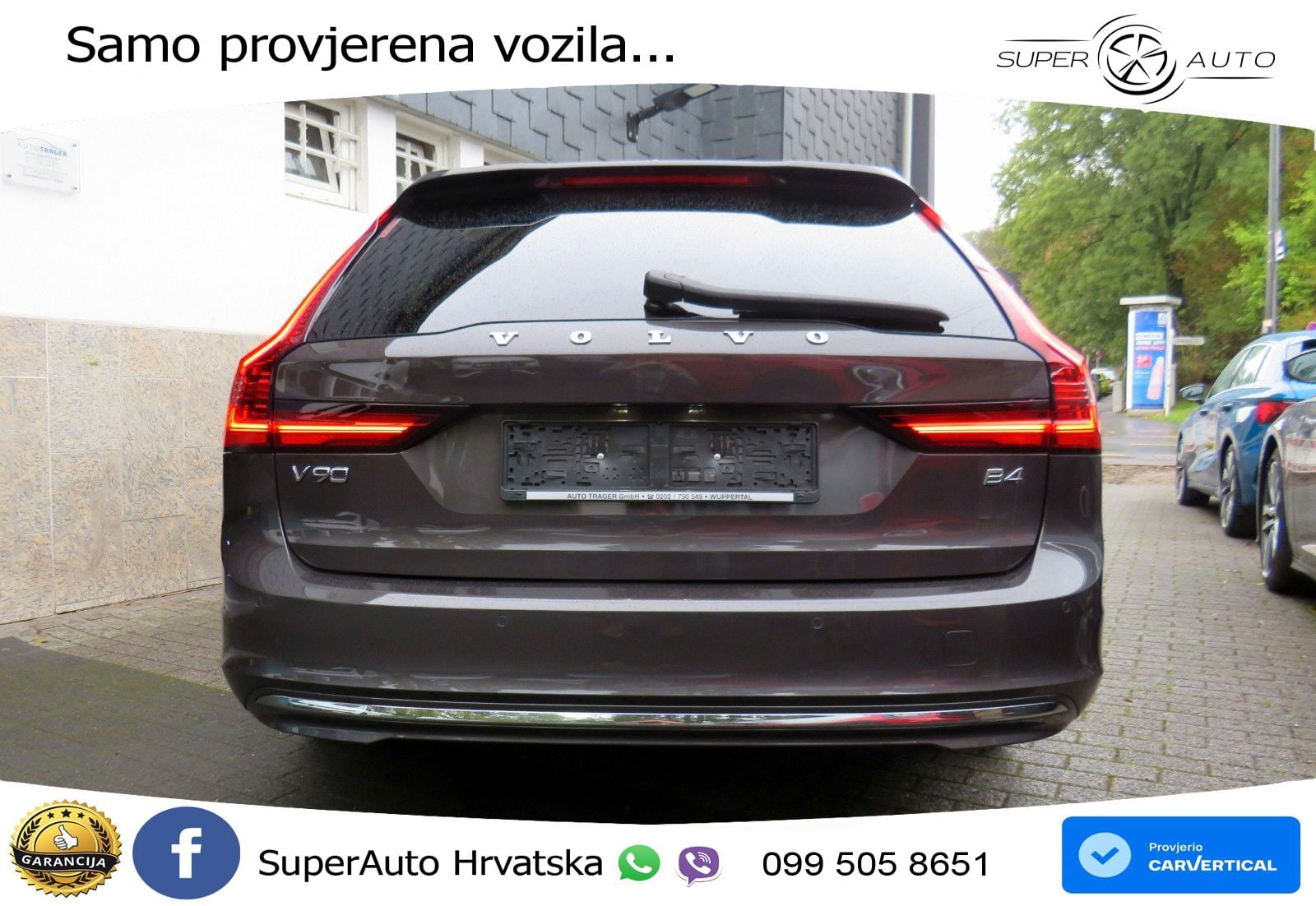 Volvo V90 2.0 B4 Diesel AWD Geartronic LED+GR SJED+ACC