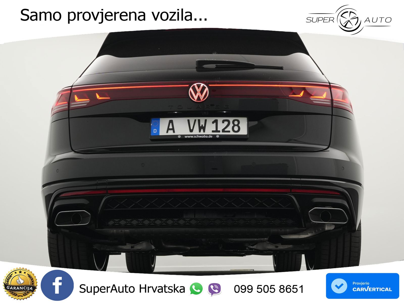 Volkswagen Touareg 3.0 V6 TDI (286 KS) 4MOTION Tiptronic ZRAČNI+ACC+GR SJED+KAM+PANO