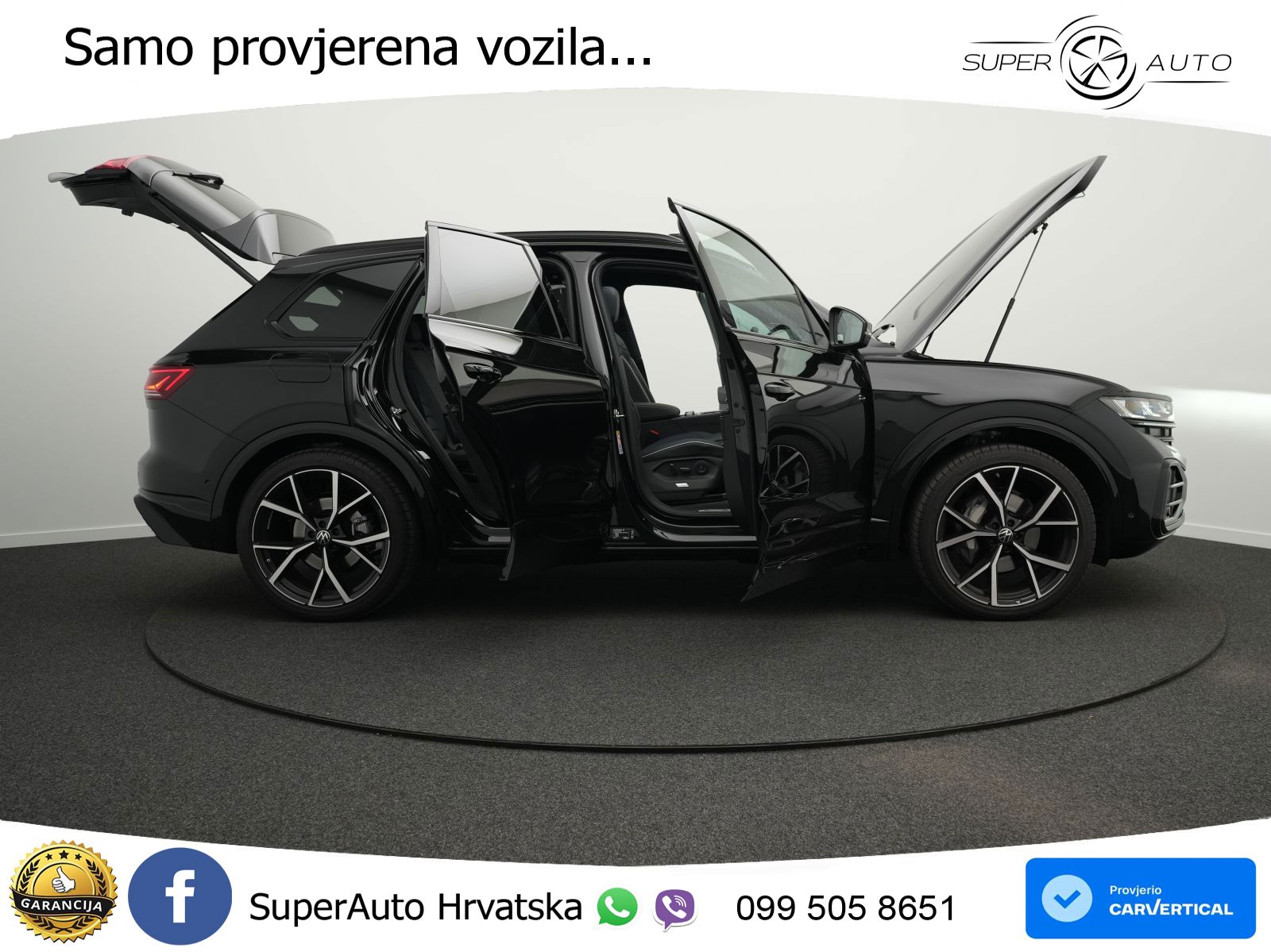 Volkswagen Touareg 3.0 V6 TDI (286 KS) 4MOTION Tiptronic ZRAČNI+ACC+GR SJED+KAM+PANO