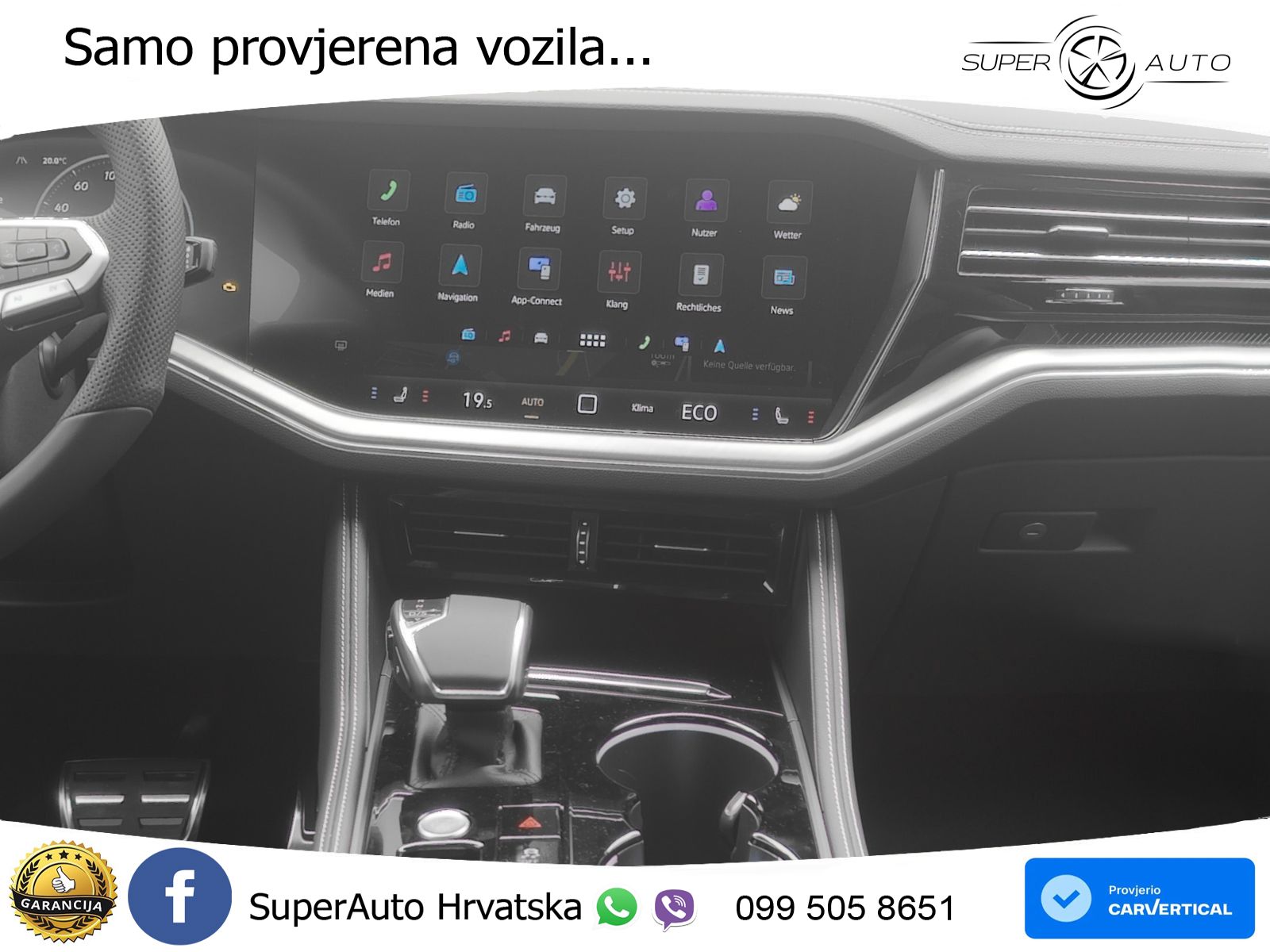 Volkswagen Touareg 3.0 V6 TDI (286 KS) 4MOTION Tiptronic ZRAČNI+ACC+GR SJED+KAM+PANO