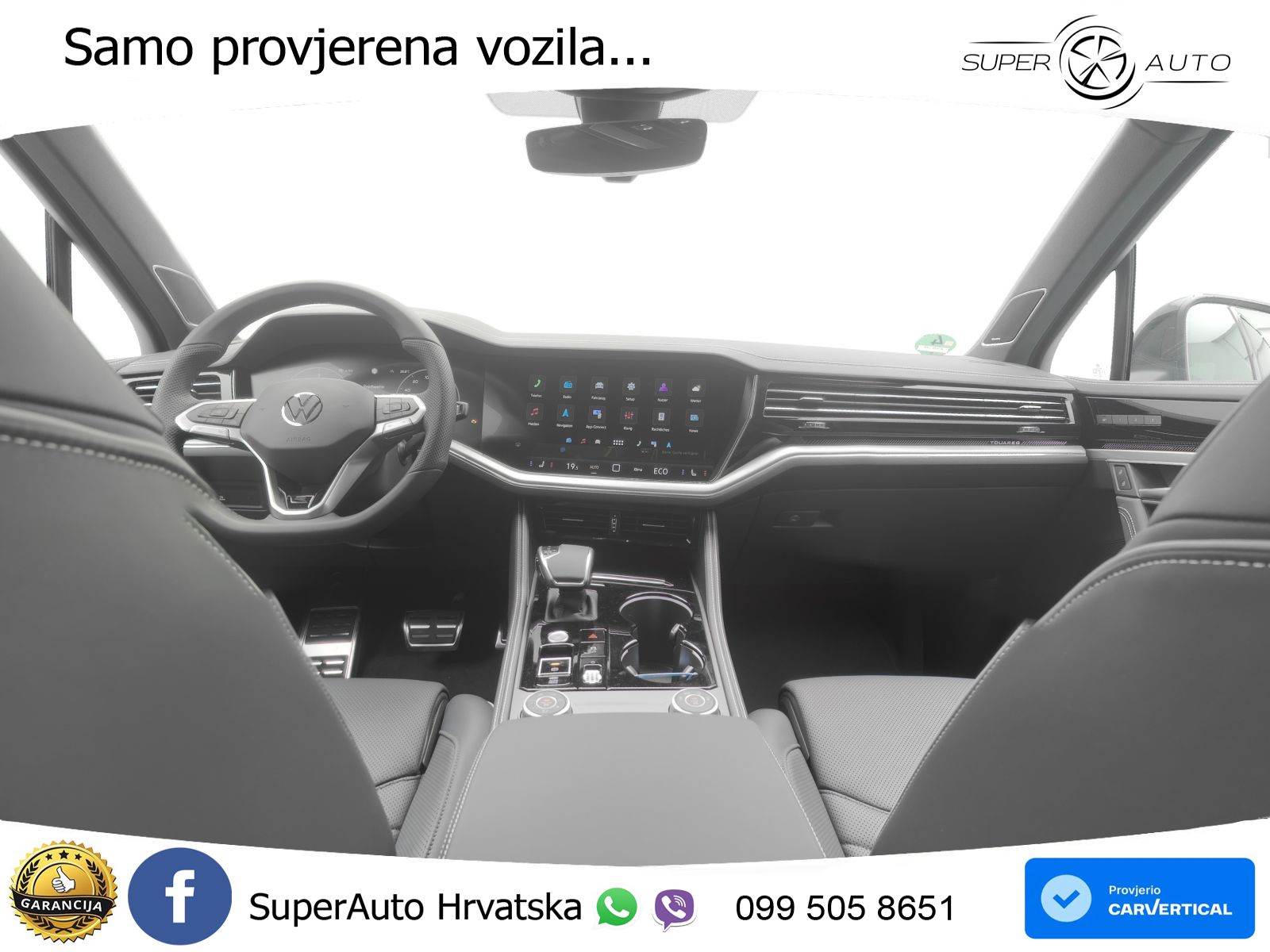 Volkswagen Touareg 3.0 V6 TDI (286 KS) 4MOTION Tiptronic ZRAČNI+ACC+GR SJED+KAM+PANO