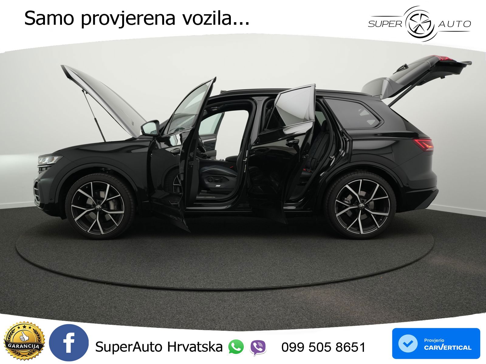Volkswagen Touareg 3.0 V6 TDI (286 KS) 4MOTION Tiptronic ZRAČNI+ACC+GR SJED+KAM+PANO